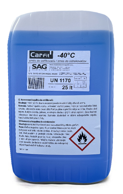 Nemrznoucí kapalina, ostřikovače skel -40°C, - 25L