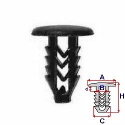 Příchytka čalounění