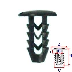 Příchytka čalounění