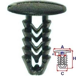 Příchytka čalounění