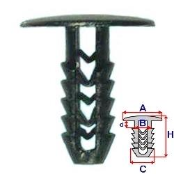 Příchytka čalounění