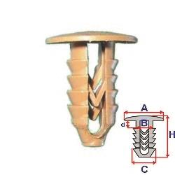 Příchytka čalounění, béžová