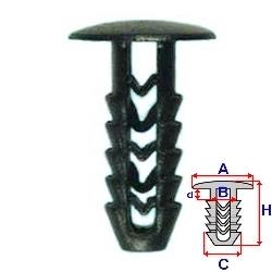 Příchytka čalounění