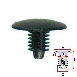 Příchytka izolace motorového prostoru