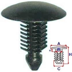 Příchytka čalounění