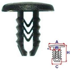 Příchytka čalounění