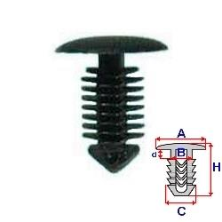 Příchytka čalounění