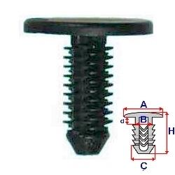 Příchytka do motorového prostoru
