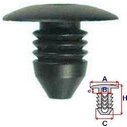 Příchytka potahu sedadel