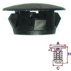Záslepka mechanismu zamykání dveří