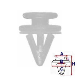 Příchytka čalounění