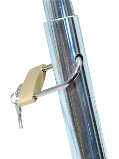 Parkovací zábrana typ M zamykací