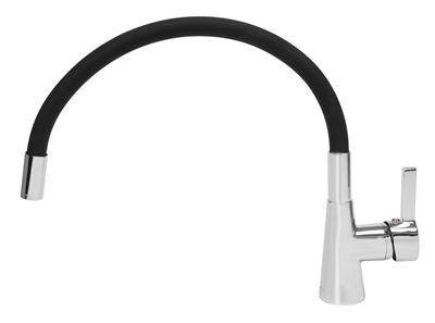 Baterie dřezová flexibilní - černá