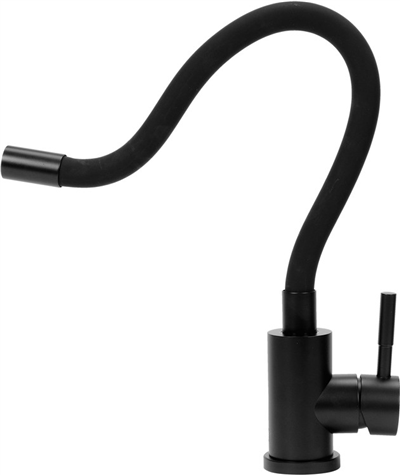 Baterie dřezová BLACK FLEXIBLE černá