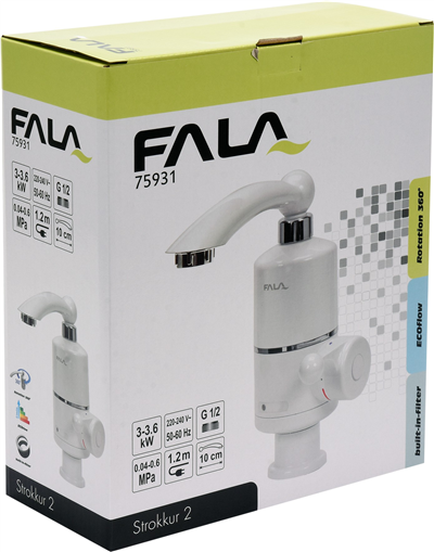 Baterie dřezová s elektrickým ohřívačem vody (10cm)