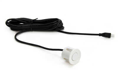 Parkovací senzor bílý 22mm AMiO-01012