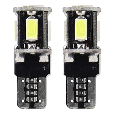 LED CANBUS 5SMD 5730 T10 (W5W) White