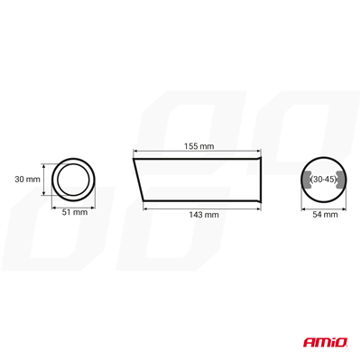 Koncovky výfuků MT 002