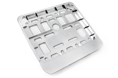 Podložka pod SPZ - skuter, motorrower metalizovaná