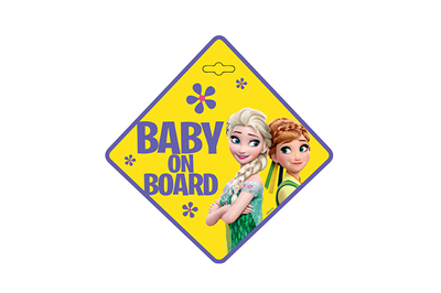 Tabulka BABY ON BOARD FROZEN