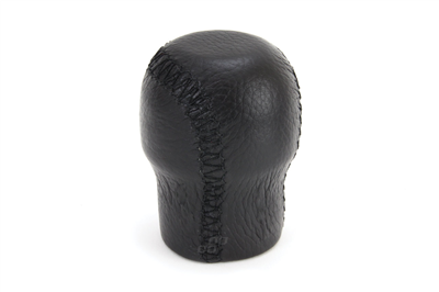 Hlavice řadicí páky kožená podnesená černé nitě