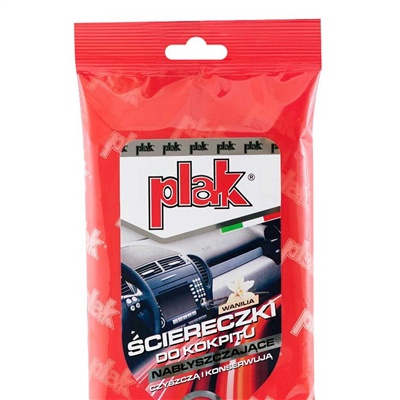 PLAK utěrky na palubní desku, leštící - vanilka 24ks