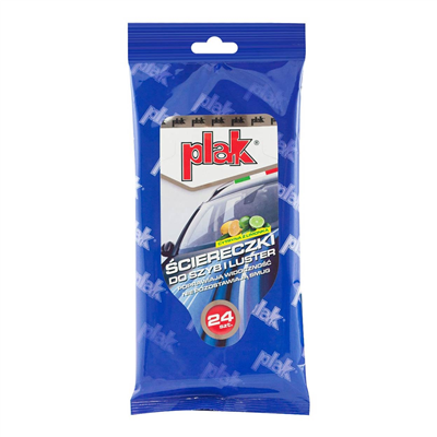 PLAK utěrky na sklo - citron s limetkou 24ks