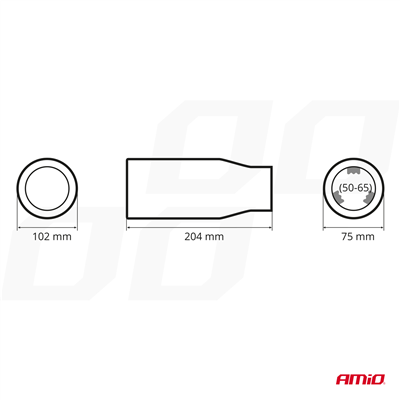 Koncovky výfuků MT 018BC