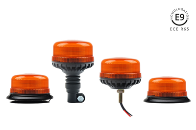 Výstražný maják W03P tyčový Flexi R65 R10 36LED 12 / 24V IP56