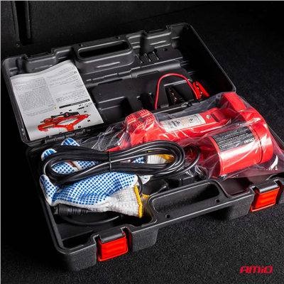 Elektrický trapézový zvedák 3T 12V AMIO-02406