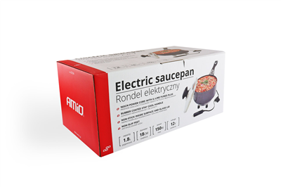 Elektrický hrnec s poklici do auta 18cm x 18cm 1150W 12V AMiO-02534