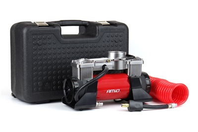 Kompresor do auta kovový dvoupístový 12V HQ, ACOMP-18 AMiO-02640