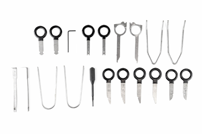 Klíče pro autorádia 20 ks