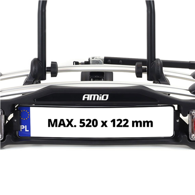 Nosič kol na tažné zařízení auta TBC-01/3