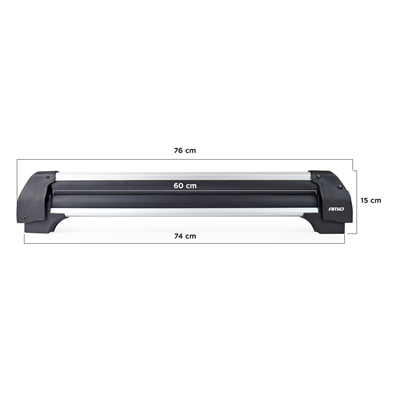 Střešní nosič na lyže/snowboard 760mm SSR-01L AMiO-02591