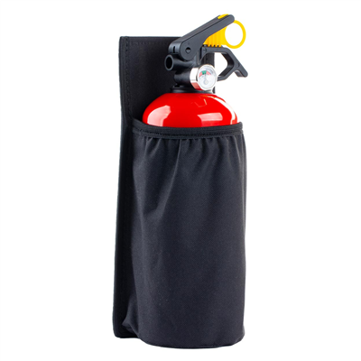 Držák hasicího přístroje na suchý zip černý AMiO-02867