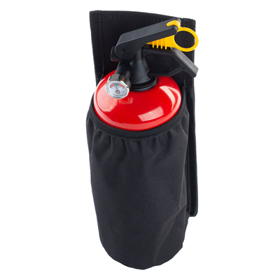 Držák hasicího přístroje na suchý zip černý AMiO-02867