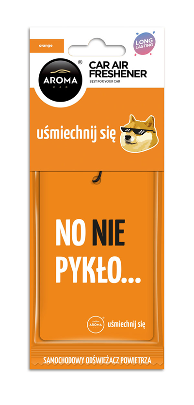 Osvěžovače vzduchu AROMA CAR LETS SMILE Orange