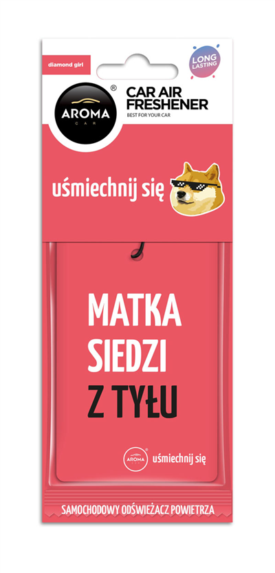 Osvěžovače vzduchu AROMA CAR LETS SMILE Diamond Girl