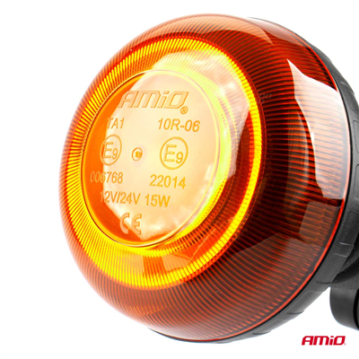 Výstražný maják W21p na tyč R65 R10 18LED 12/24V IP66