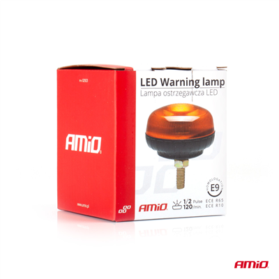 Výstražný maják W21sb na jednu skrutku R65 R10 18LED 12/24V IP56