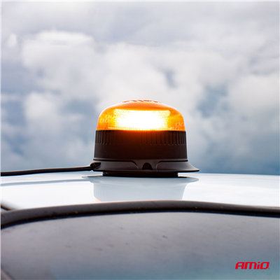 Výstražný maják W213b 3 šrouby R65 R10 18LED 12/24V IP56