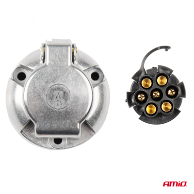 Zásuvka tažného zařízení 7PIN ALU