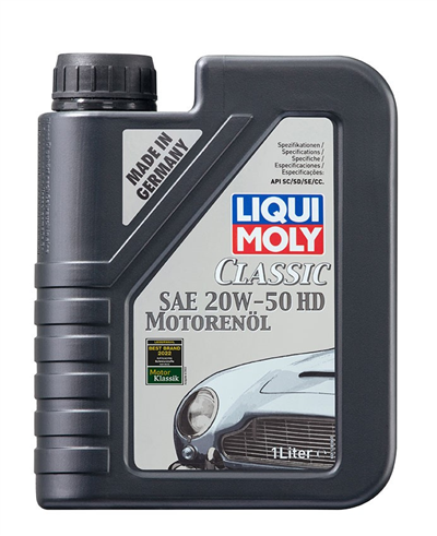 Klasický motorový olej 20W-50 HD - 1L