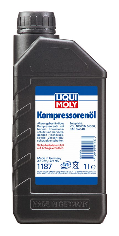 Kompresorový olej SAE 5W-40 - 1L