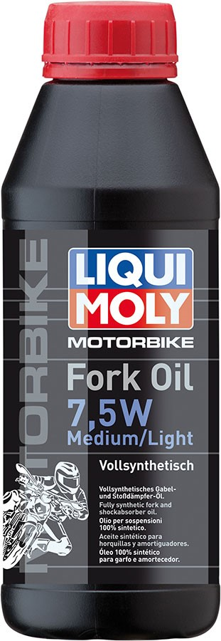 Olej do tlumičů pro motocykly - 7,5W střední/lehký - 500ml