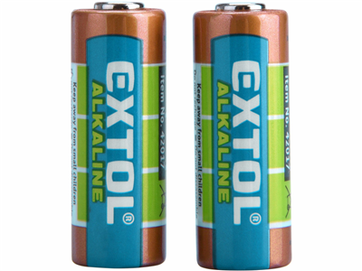 Baterie alkalické, 2ks, 12V (23A) EXTOL-ENERGY
