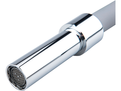 baterie umyvadlová, stojánková s flexibilním ramínkem, 25mm, šedá BALLETTO