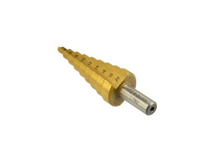 HSS stupňový vrták 4-20mm GEKO