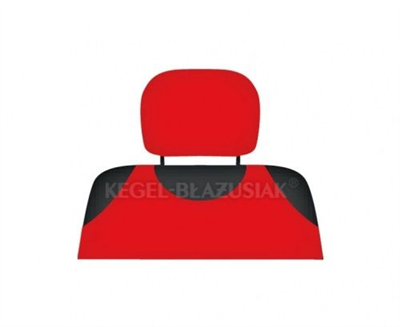 Potah na opěrky hlavy, červený